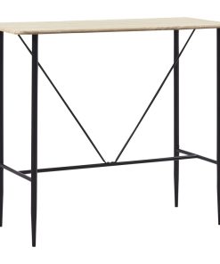 Barski stol boja hrasta 120 x 60 x 110 cm MDF