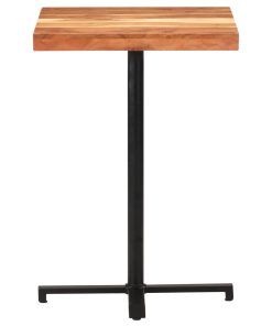 Barski stol četvrtasti 60 x 60 x 110 cm masivno bagremovo drvo