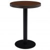 Bistro stol tamnosmeđi 60 cm MDF