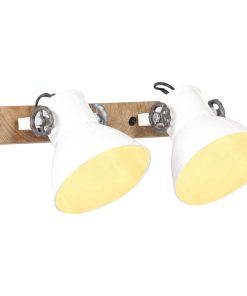 Industrijska zidna svjetiljka bijela 45 x 25 cm E27