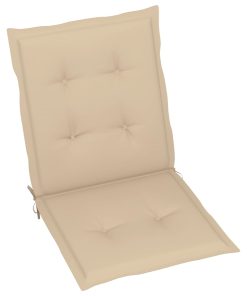 Jastuci za vrtne stolice 6 kom bež 100 x 50 x 4 cm