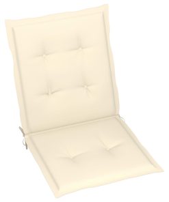 Jastuci za vrtne stolice 6 kom krem 100 x 50 x 4 cm