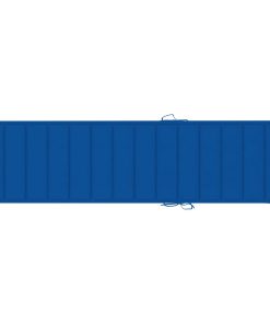Jastuk za ležaljku kraljevski plavi 200 x 50 x 4 cm od tkanine