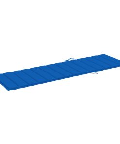 Jastuk za ležaljku kraljevski plavi 200 x 70 x 4 cm od tkanine