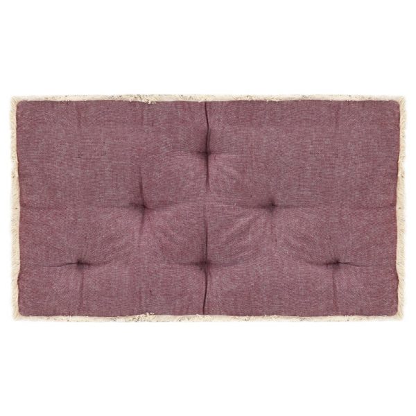 Jastuk za sofu od paleta bordo 73 x 40 x 7 cm