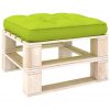 Jastuk za sofu od paleta jarko zeleni 70 x 70 x 12 cm