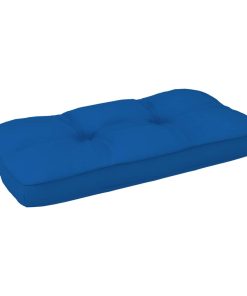Jastuk za sofu od paleta kraljevski plavi 80 x 40 x 12 cm