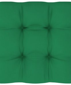 Jastuk za sofu od paleta zeleni 60 x 60 x 12 cm