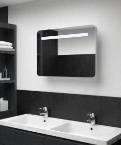 LED kupaonski ormarić s ogledalom 70 x 9