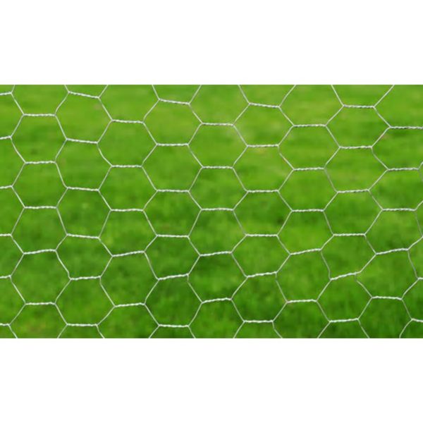 Mrežna ograda od pocinčanog čelika za kokoši  25 x 1 m srebrna - Slika 3