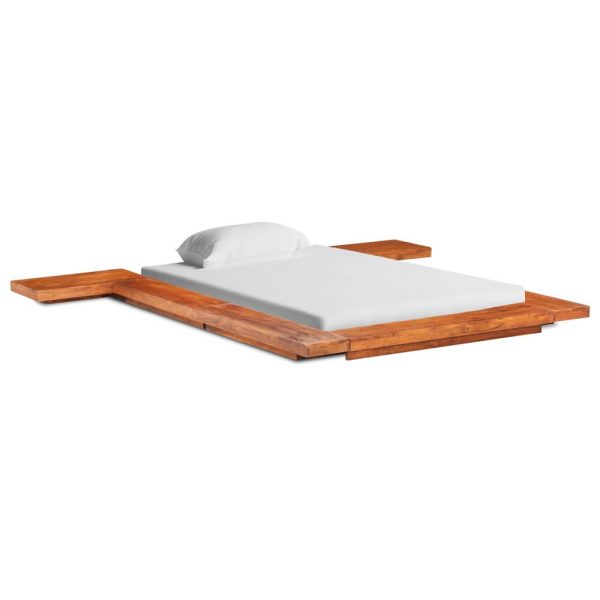 Okvir za japanski futon-krevet od bagremovog drva 90 x 200 cm