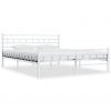 Okvir za krevet bijeli metalni 180 x 200 cm