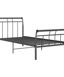 Okvir za krevet crni metalni 90 x 200 cm