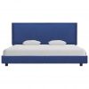 Okvir za krevet od tkanine plavi 160 x 200 cm