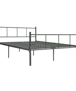 Okvir za krevet sivi metalni 120 x 200 cm