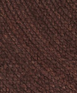 Ručno rađeni tepih od jute okrugli 90 cm smeđi