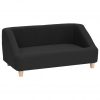 Sofa za pse crna 85 x 50 x 39 cm od platna