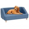Sofa za pse plava 85 x 50 x 39 cm od platna
