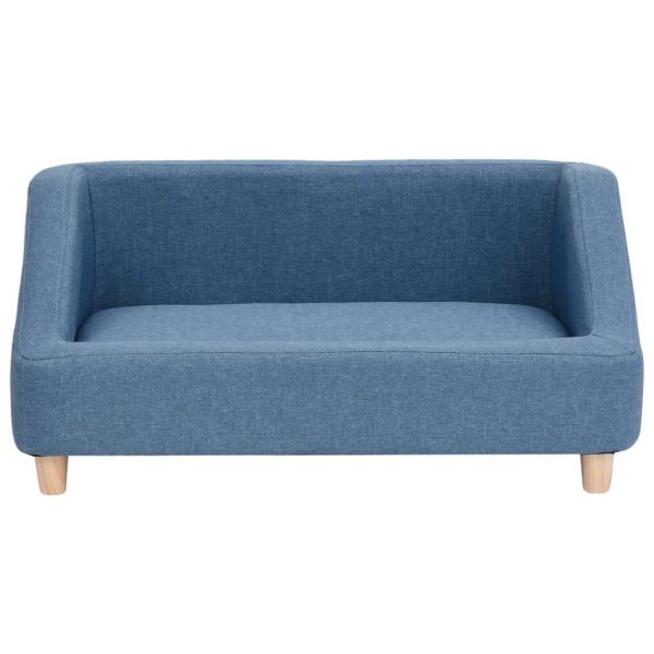 Sofa za pse plava 85 x 50 x 39 cm od platna - Slika 3