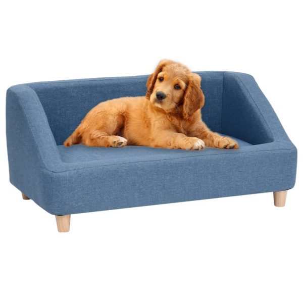 Sofa za pse plava 85 x 50 x 39 cm od platna
