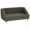 Sofa za pse tamnosiva 85 x 50 x 39 cm od platna