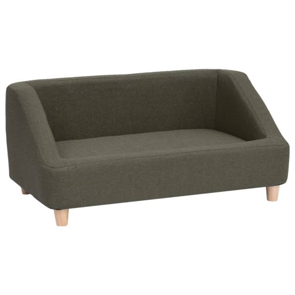 Sofa za pse tamnosiva 85 x 50 x 39 cm od platna