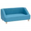 Sofa za pse tirkizna 85 x 50 x 39 cm od platna