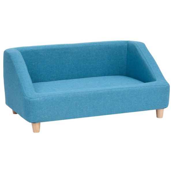 Sofa za pse tirkizna 85 x 50 x 39 cm od platna