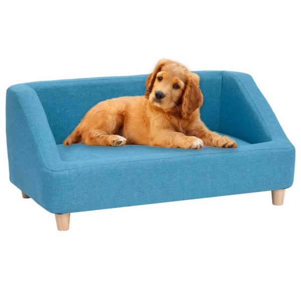 Sofa za pse tirkizna 85 x 50 x 39 cm od platna