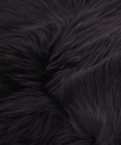 Tepih od ovčje kože 60 x 180 cm tamnosivi