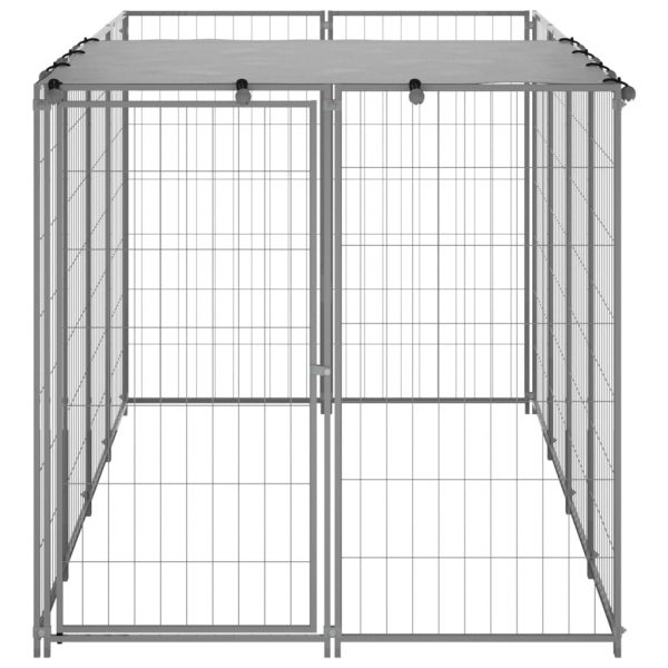 Kavez za pse srebrni 2