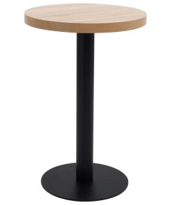 Bistro stol svjetlosmeđi 50 cm MDF