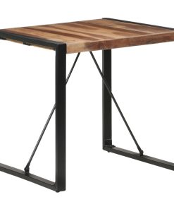 Blagovaonski stol 80 x 80 x 75 cm od masivnog drva i šišama