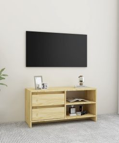 TV ormarić 80 x 31 x 39 cm od masivne borovine