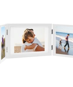 Trodijelni okvir za fotografije bijeli 28x18 cm + 2x (13x18 cm)
