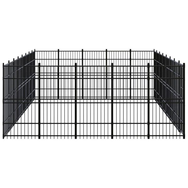 Vanjski kavez za pse čelični 36