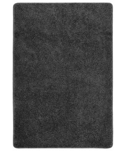 Čupavi tepih tamnosivi 160 x 230 cm protuklizni