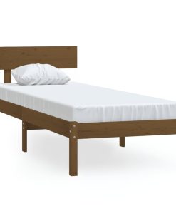 Okvir za krevet boja meda borovina 90 x 190 cm UK jednokrevetni