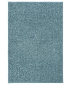 Tepih s kratkim vlaknima 160 x 230 cm plavi