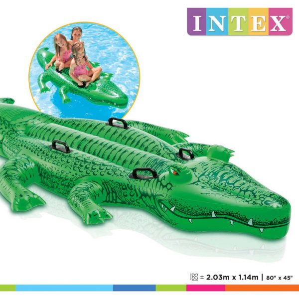 Intex Giant Gator igračka na napuhavanje 203 x 114 cm - Image 3