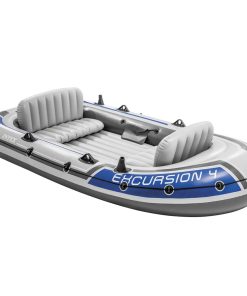 Intex čamac na napuhavanje Excursion 4 s elektromotorom i nosačem