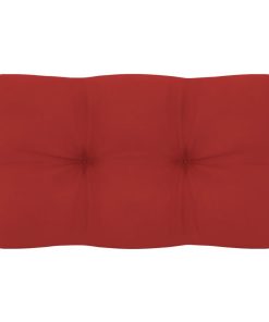Jastuk za sofu od paleta crveni 70 x 40 x 10 cm