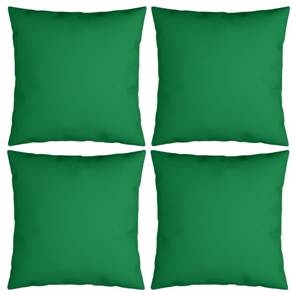 Ukrasni jastuci 4 kom zeleni 40 x 40 cm od tkanine