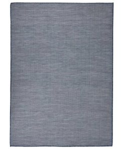 Vanjski tepih ravnog tkanja 200 x 280 cm plavi
