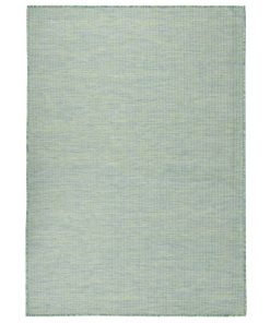 Vanjski tepih ravnog tkanja 200 x 280 cm tirkizni