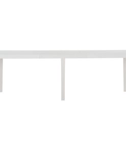 Vrtni stol 220 x 90 x 72 cm PP bijeli