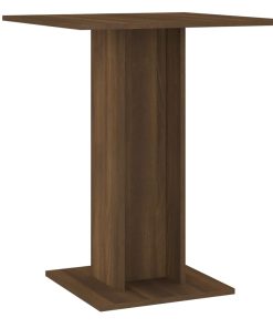Bistro stol boja smeđeg hrasta 60x60x75 cm konstruirano drvo