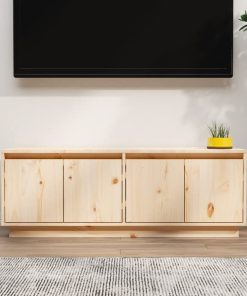 TV ormarić 110 x 34 x 40 cm od masivne borovine