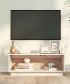 TV ormarić 90 x 35 x 35 cm od masivne borovine