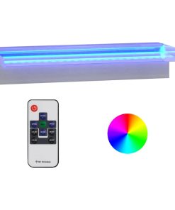 Prelijevajući vodopad RGB LED od nehrđajućeg čelika 45 cm